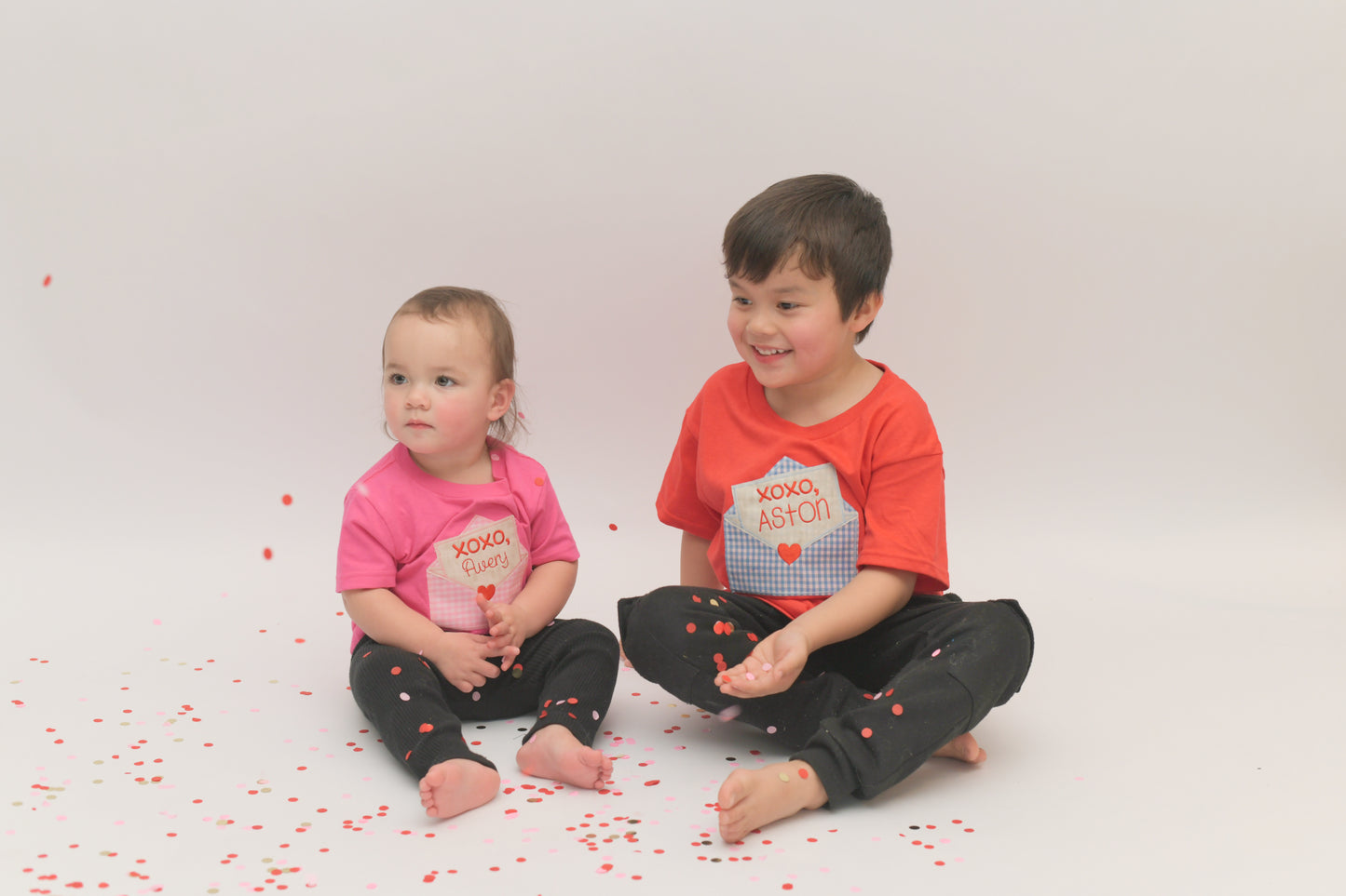Valentine’s Day Boys and Girls Embroidered Shirt