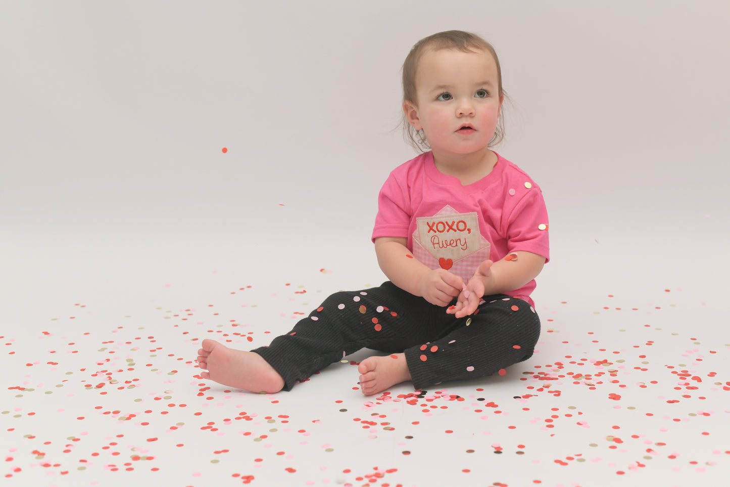 Valentine’s Day Boys and Girls Embroidered Shirt