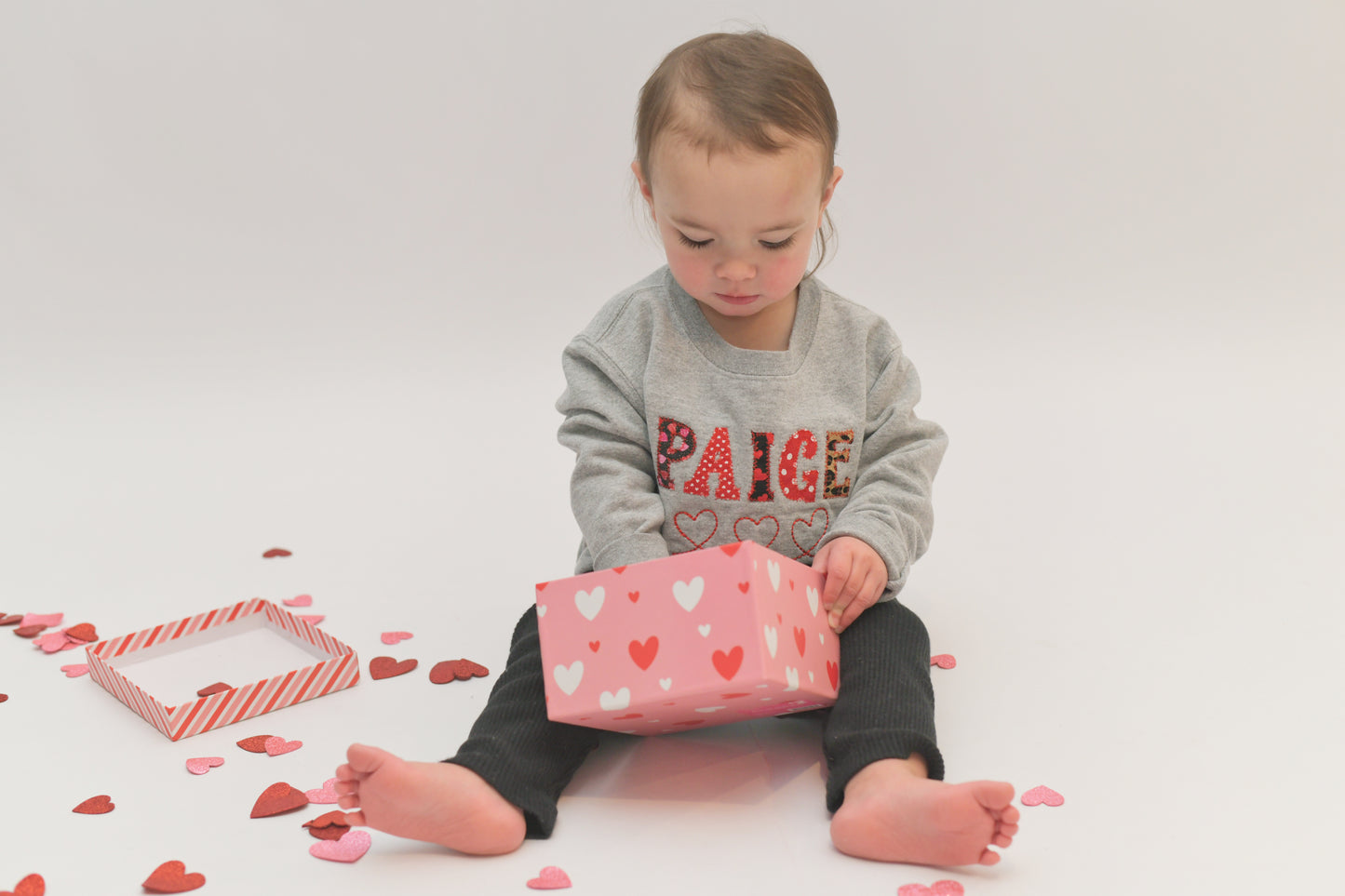 Girls Valentines Day Sweatshirt