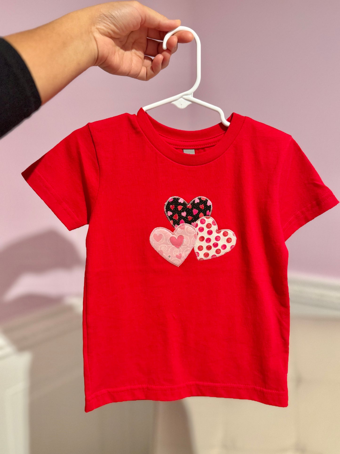 Mommy and Me Valentines Embroidered Shirt