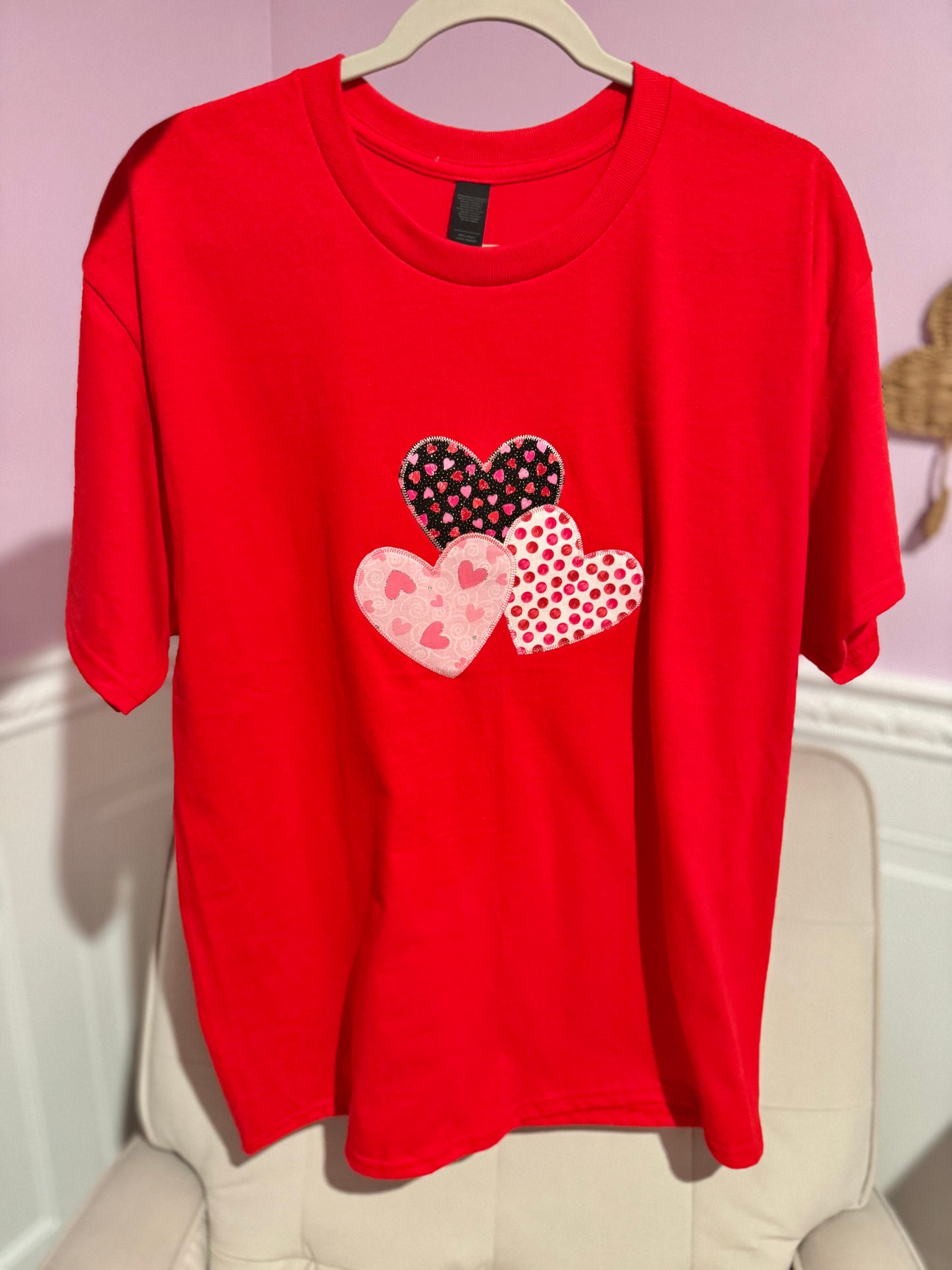 Mommy and Me Valentines Embroidered Shirt