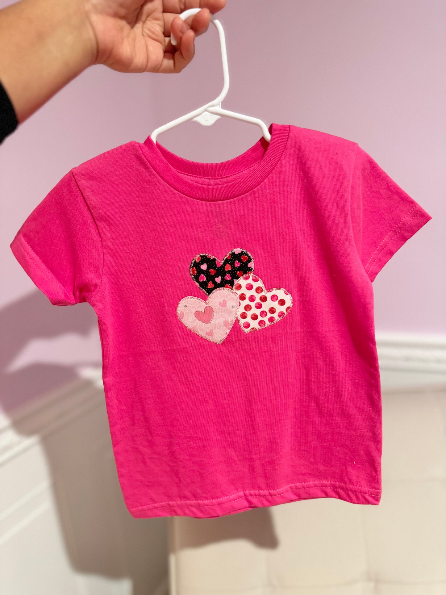 Mommy and Me Valentines Embroidered Shirt