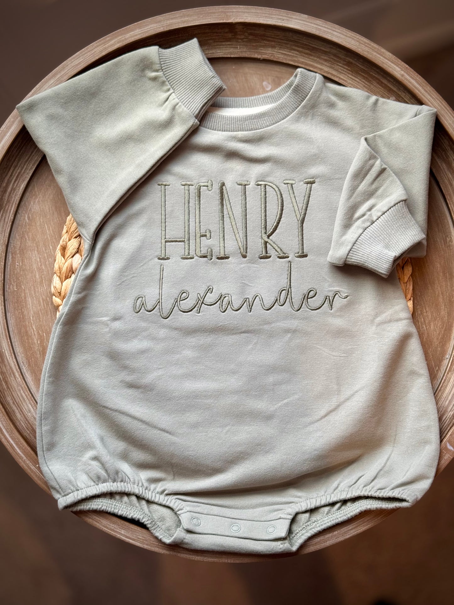 Personalized Name Bubble Romper
