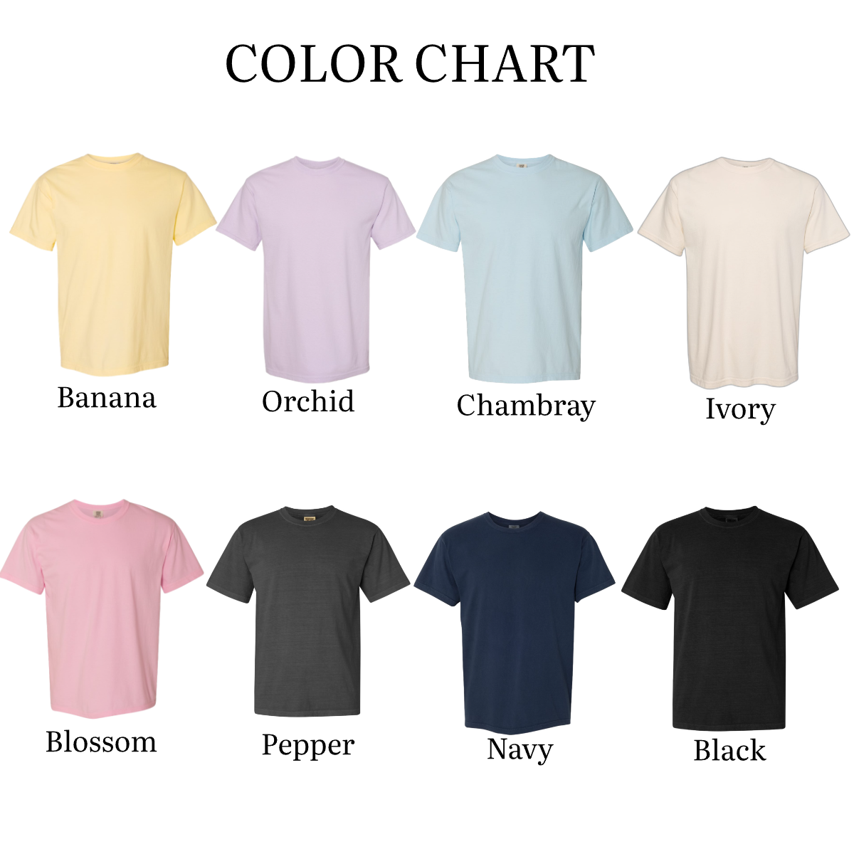 Customized name embroidered t-shirt