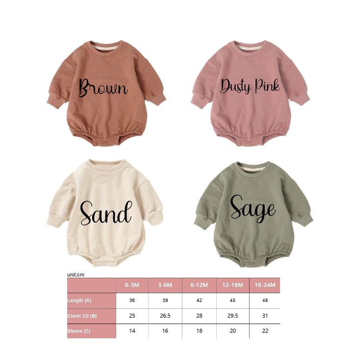 Personalized Name Bubble Romper