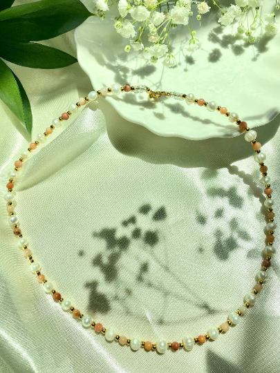 Freshwater Pearl with Gemstones Choker