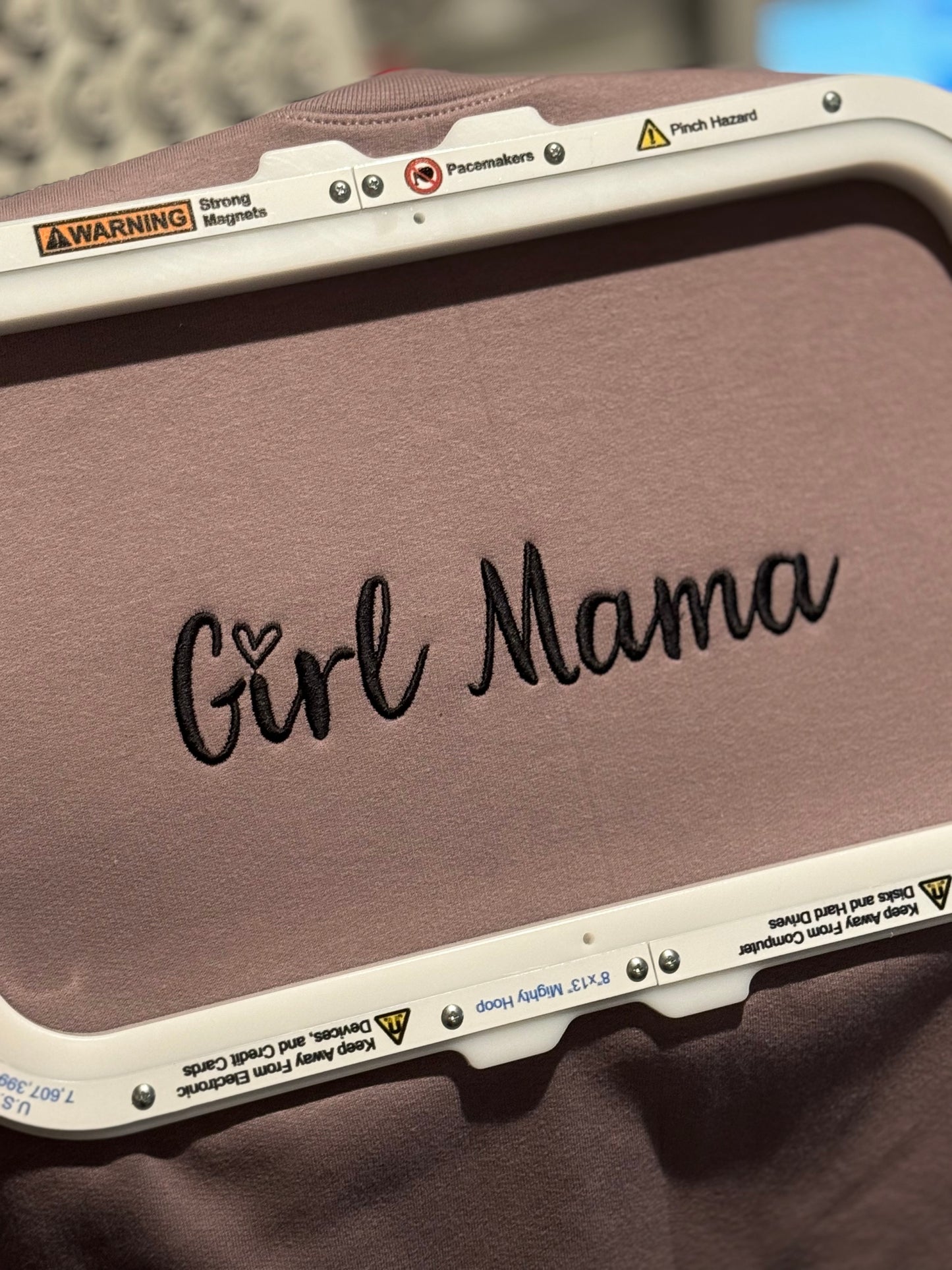 Girl MAMA Embroidered Sweatshirt