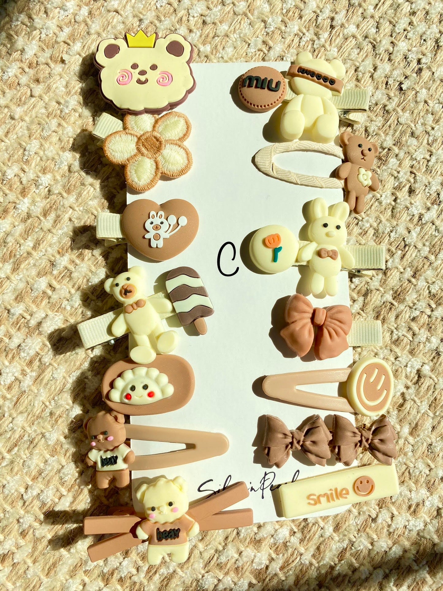 14 pcs. Kids Colorful hairclips set