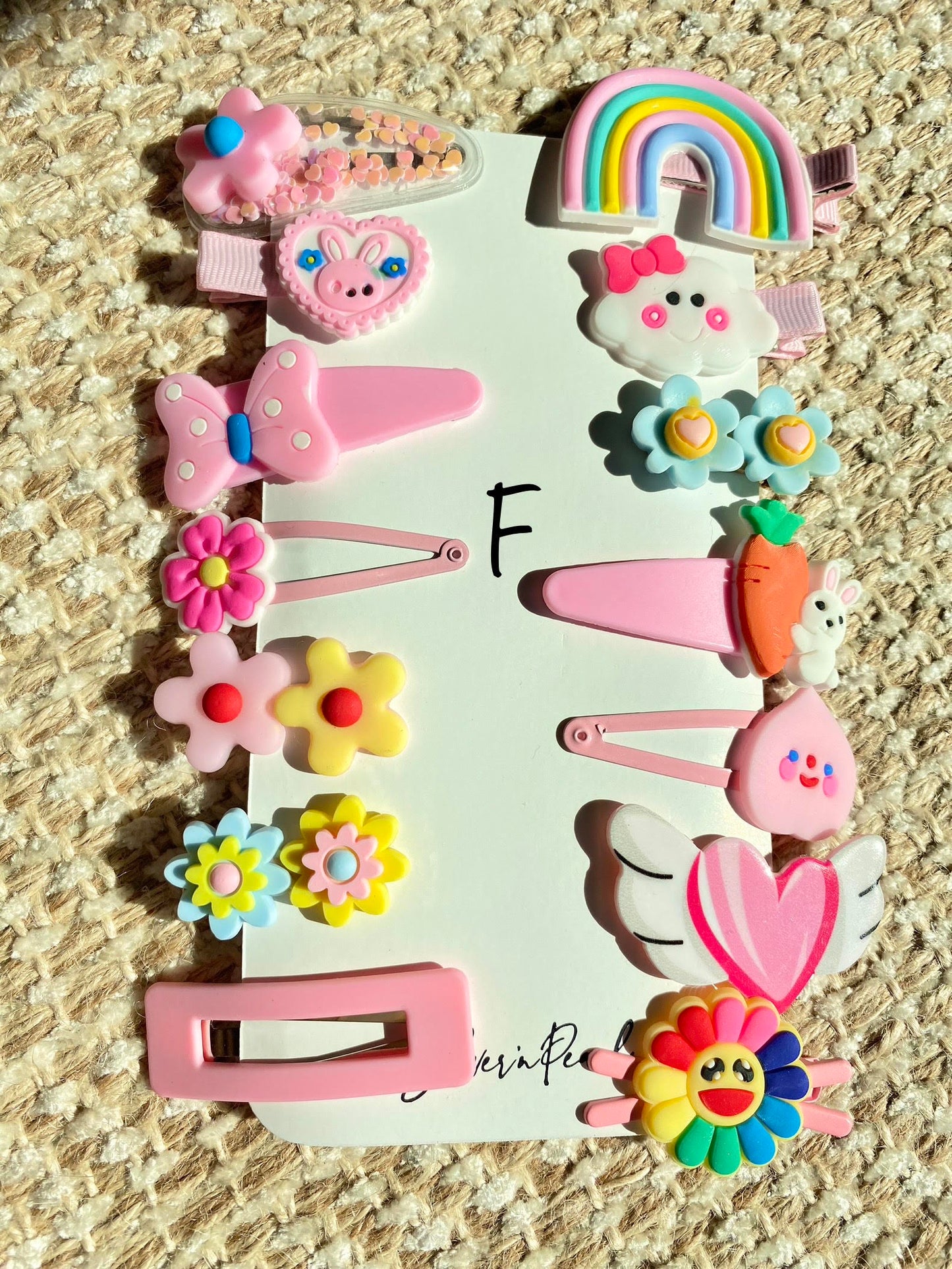 14 pcs. Kids Colorful hairclips set