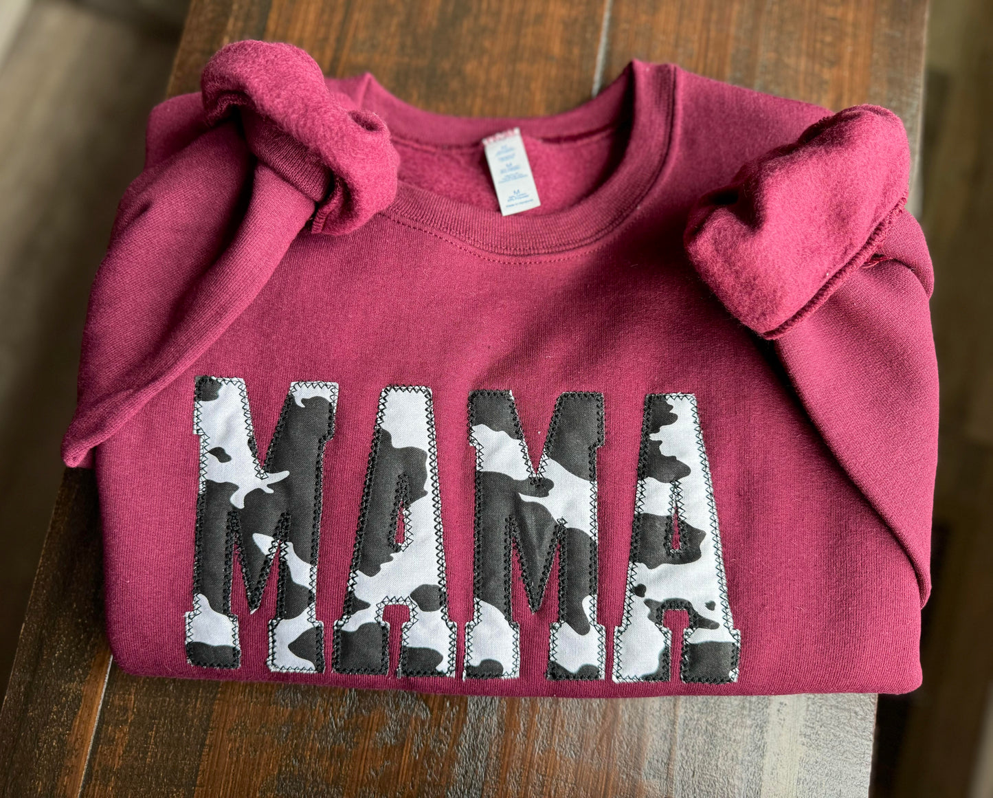 Embroidered MAMA applique