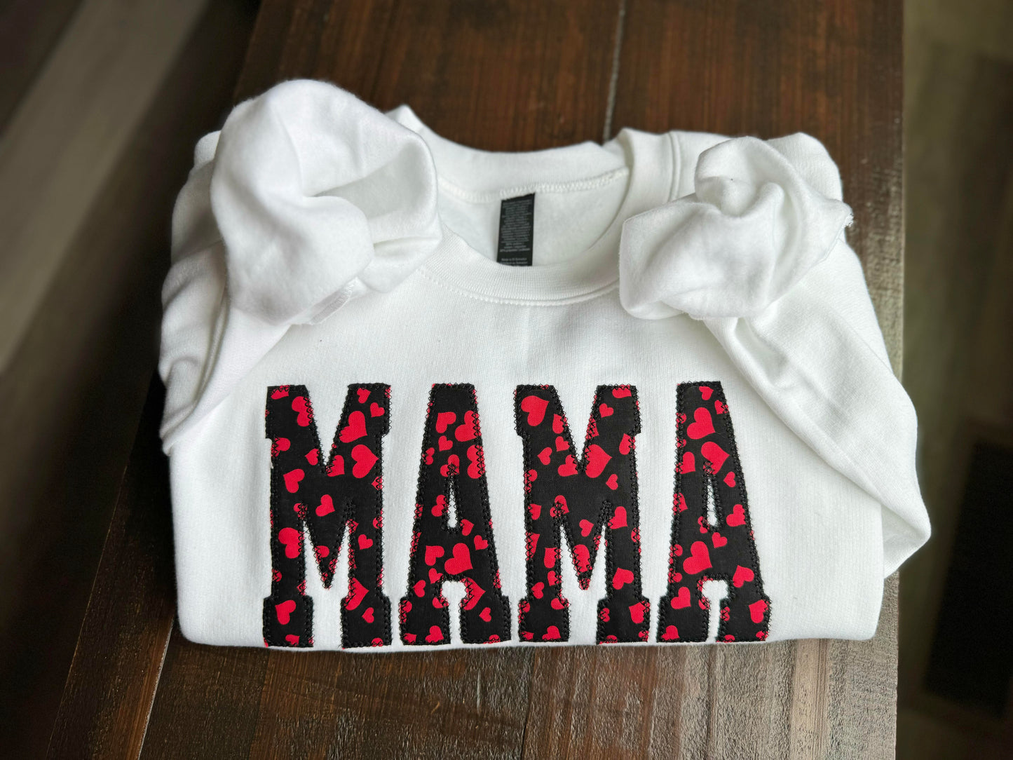 Embroidered MAMA applique
