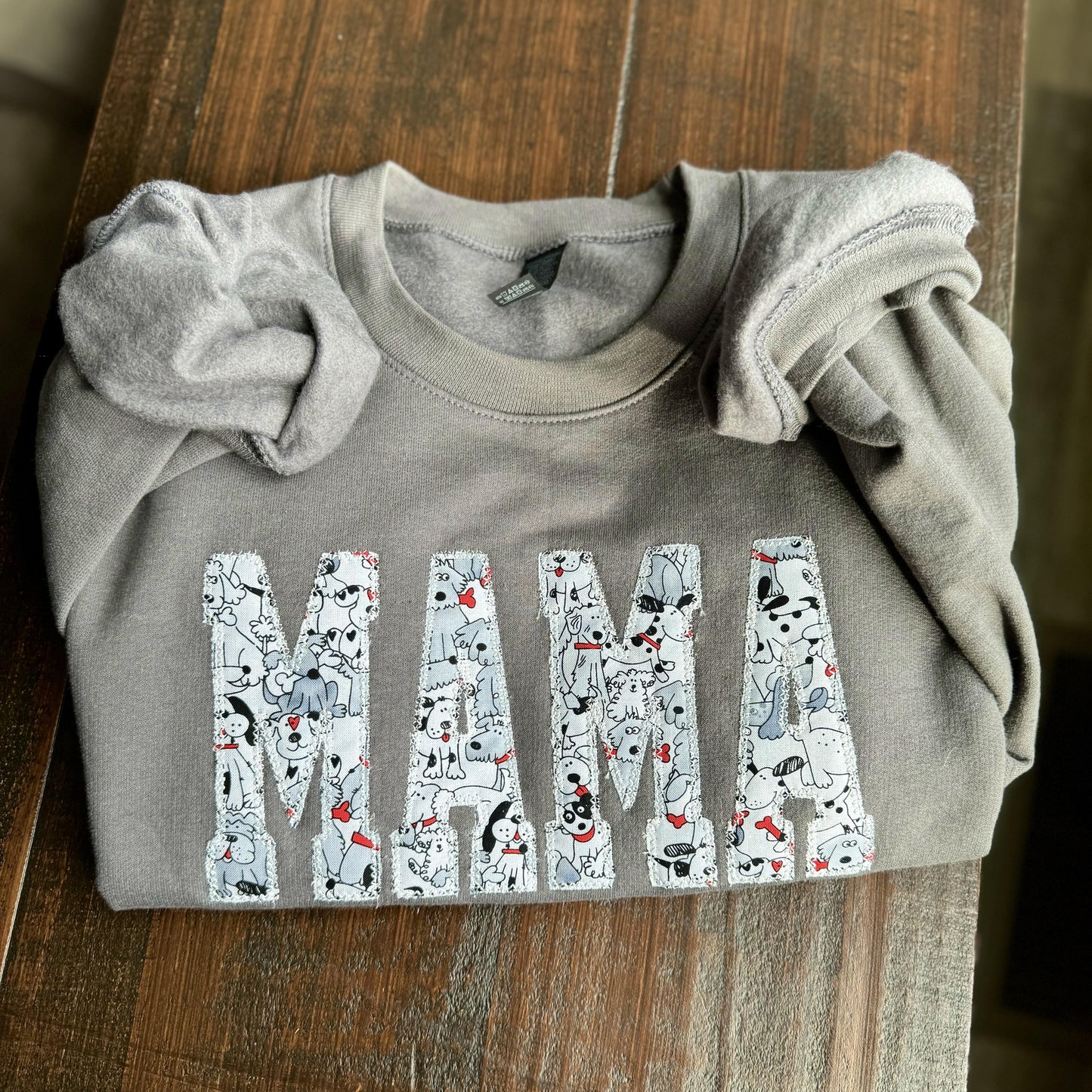 Embroidered MAMA applique