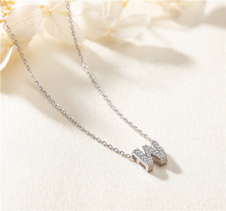 Personalized Sterling Silver Initial name necklace