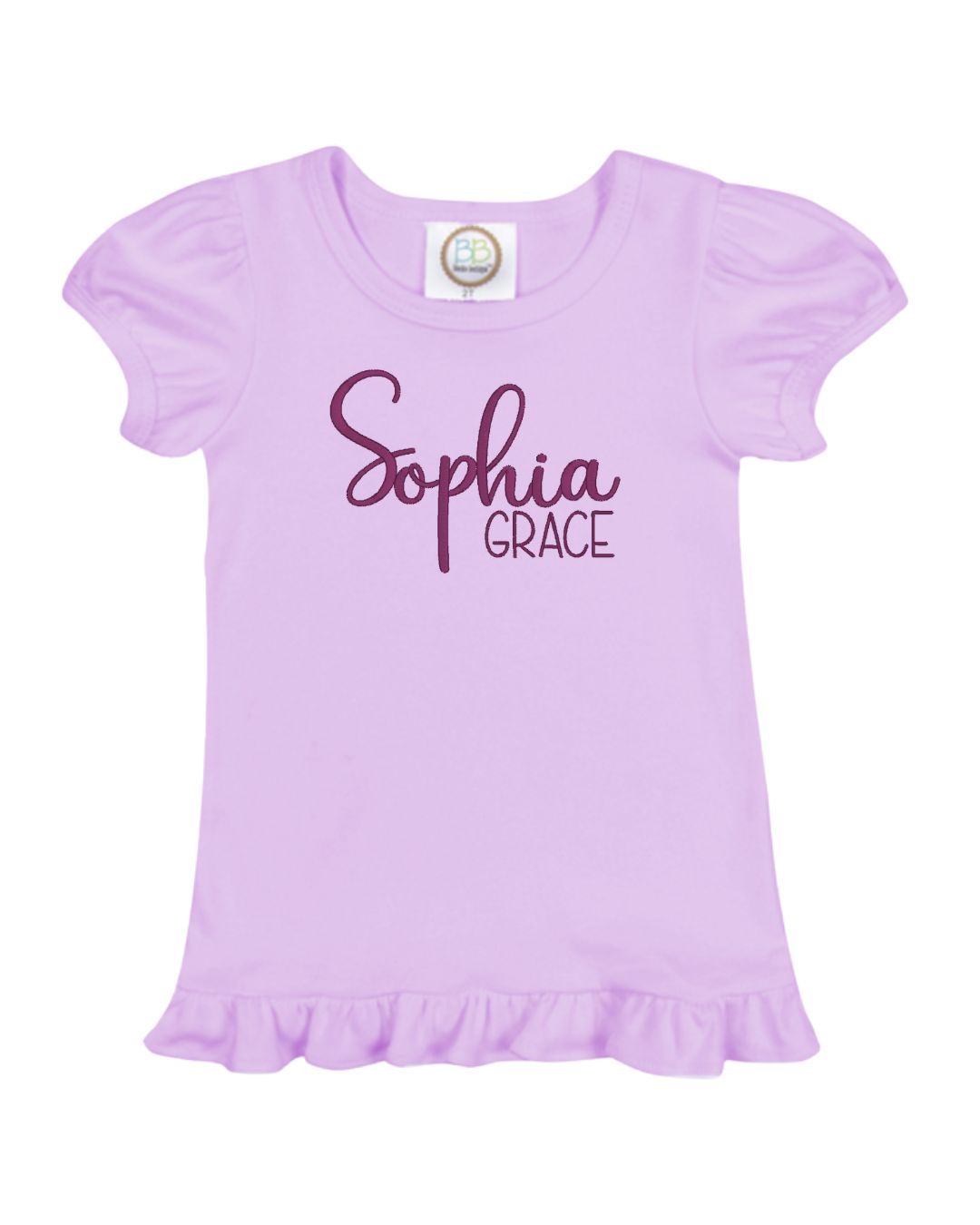 Custom Embroidered Name T-shirt