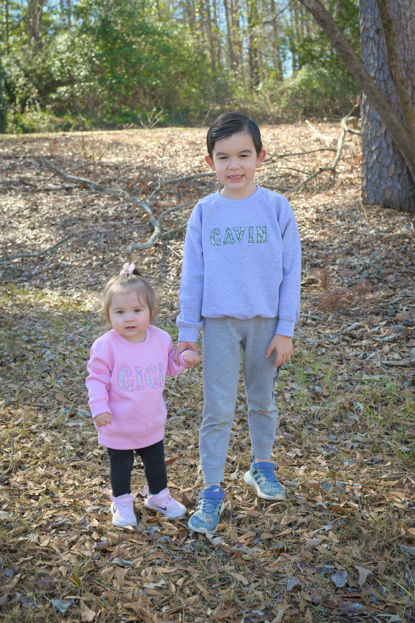 Custom Applique Names Sweatshirt