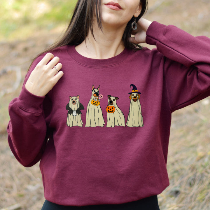 Cute ghost dog Sweatshirt