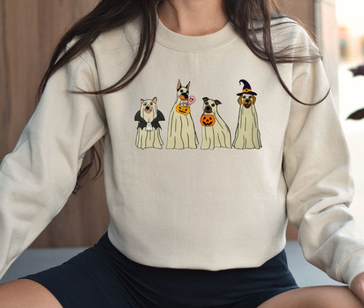 Cute ghost dog Sweatshirt