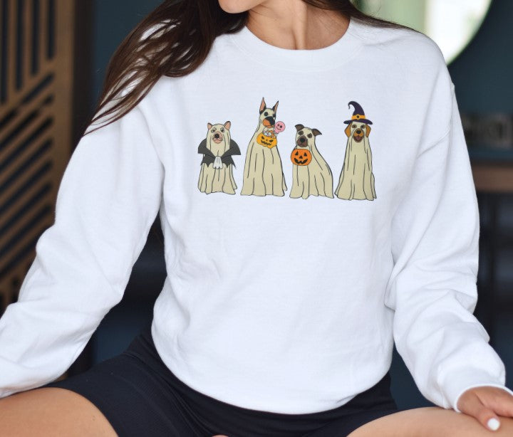 Cute ghost dog Sweatshirt
