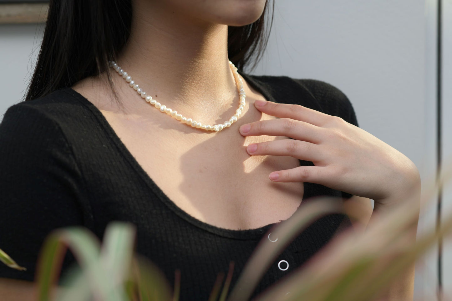 Baroque Mini Pearl Necklace
