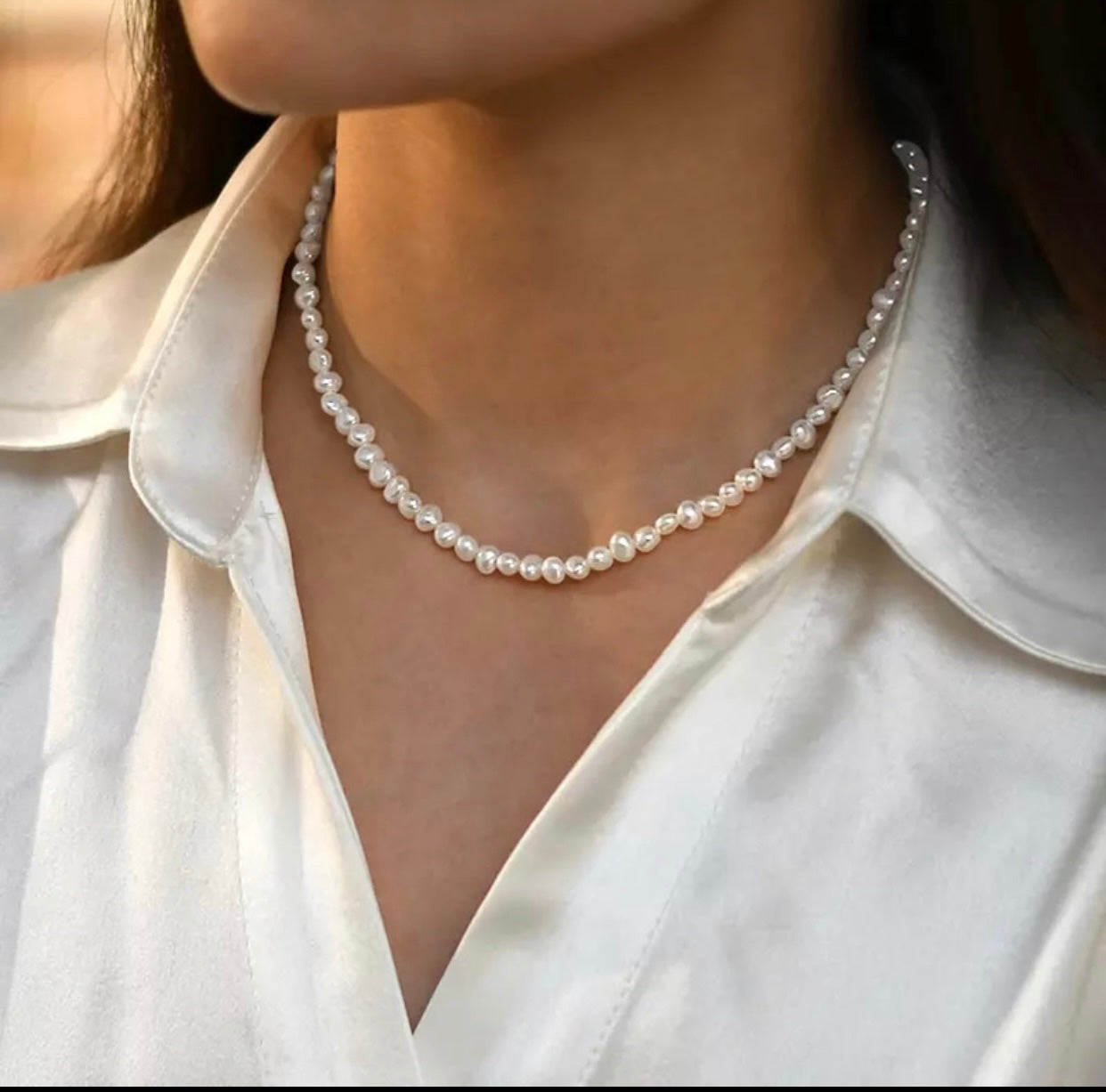 Baroque Mini Pearl Necklace