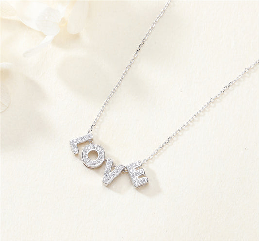 Personalized Sterling Silver Initial name necklace